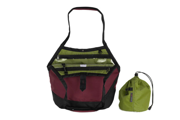 Swift in Raspberry Ballistic exterior with a Moss 210 Cerylon interior